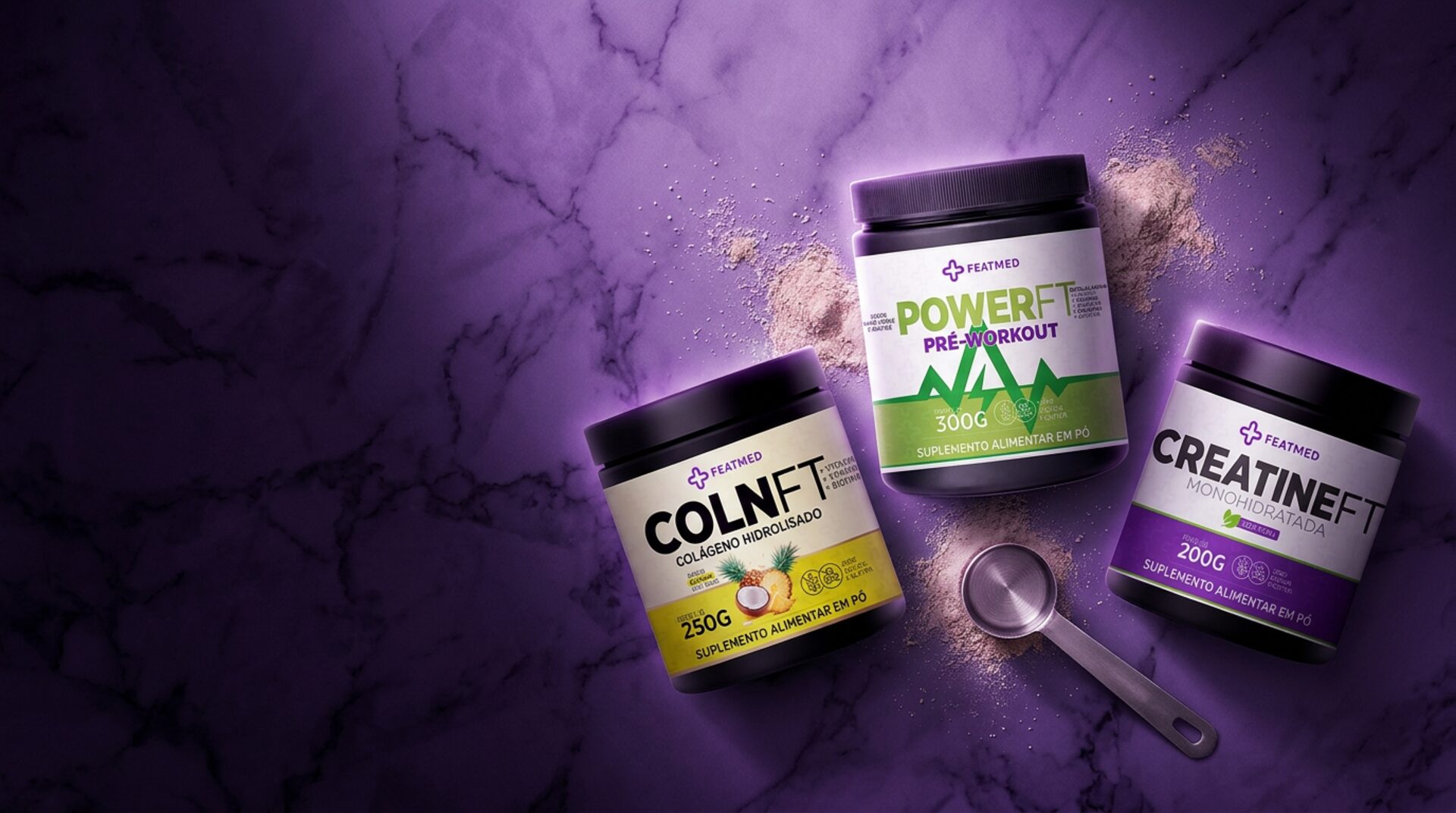 Linha completa de suplementos Featmed